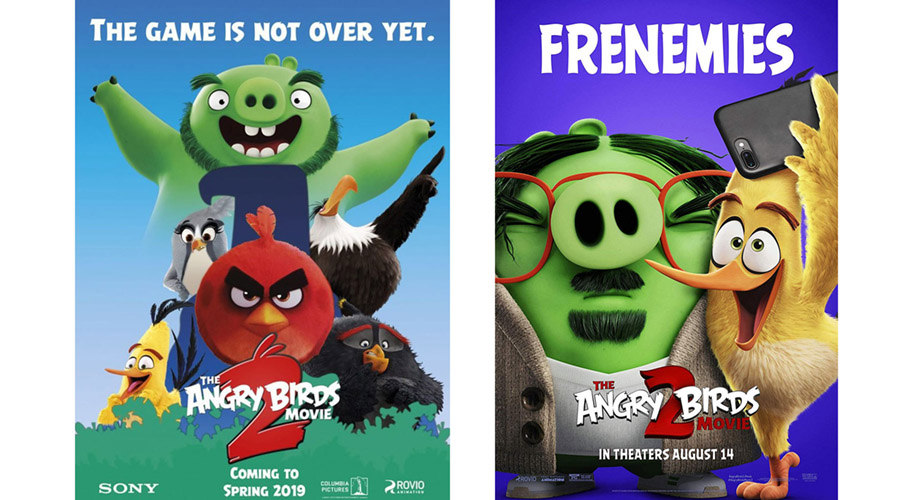 Angry Birds movie ads