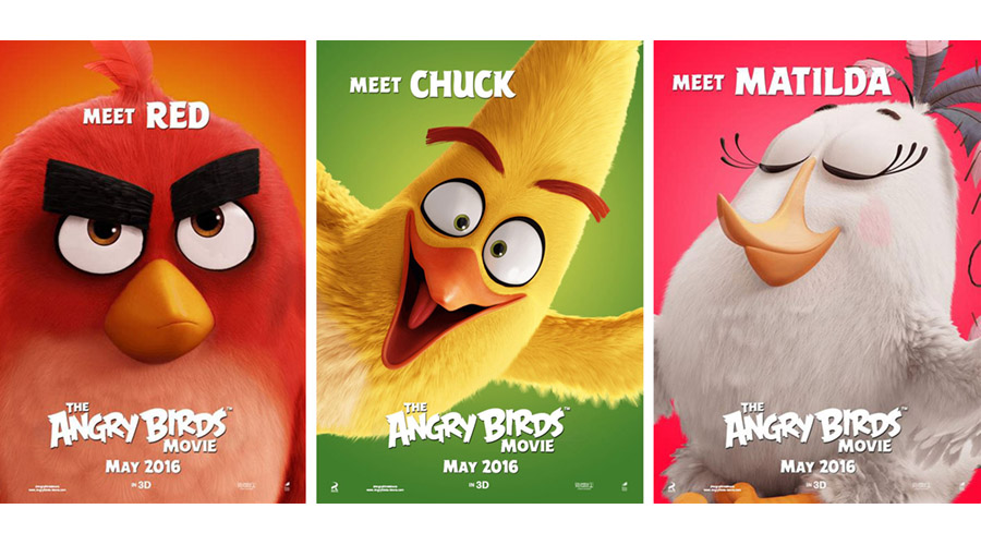 Angry Birds Movie posters