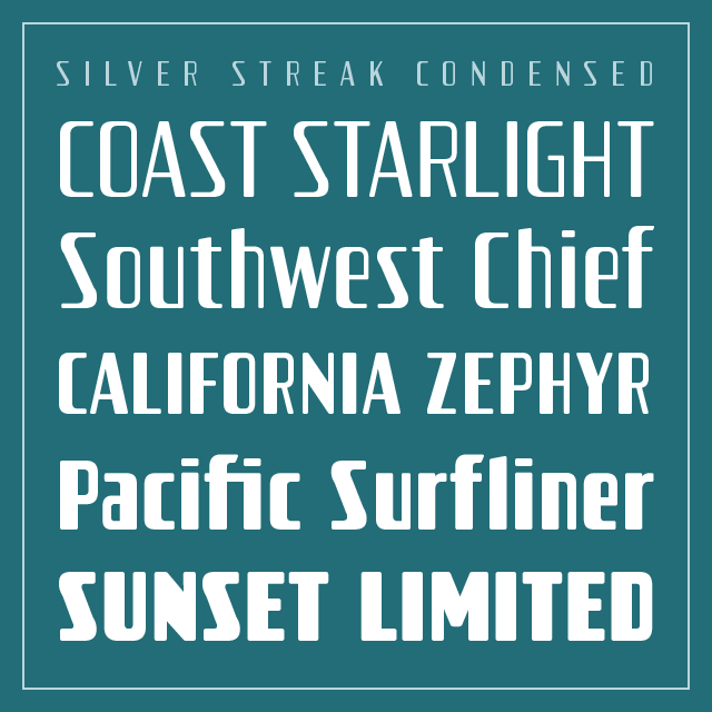 Silver Streak Condensed