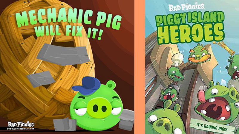 Bad Piggies mechanic