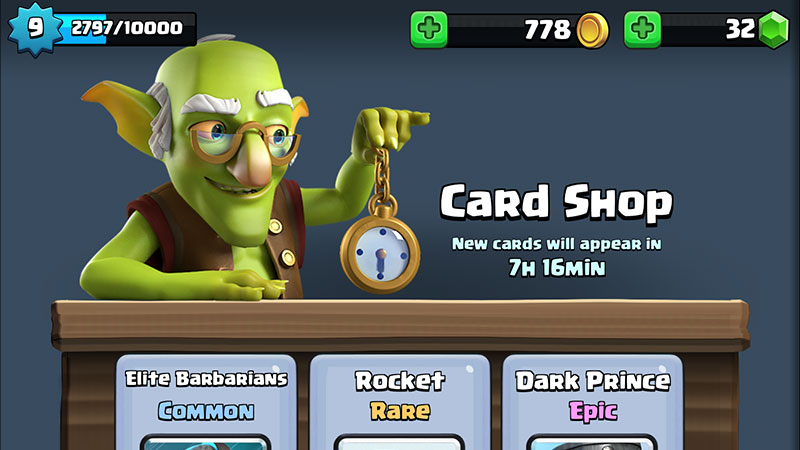 Clash shop