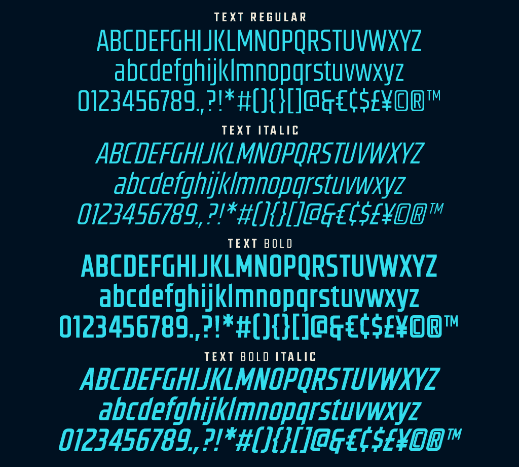 text weights