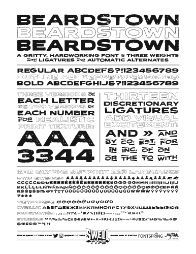 Beardstown spec sheet