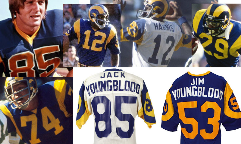 Late '70s Jim Youngblood Game-Worn Rams Jersey, With Full