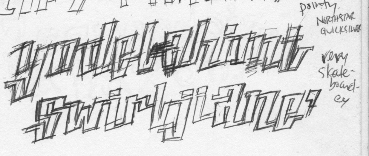 The Sketchbook Font Project Day Four Swell Type