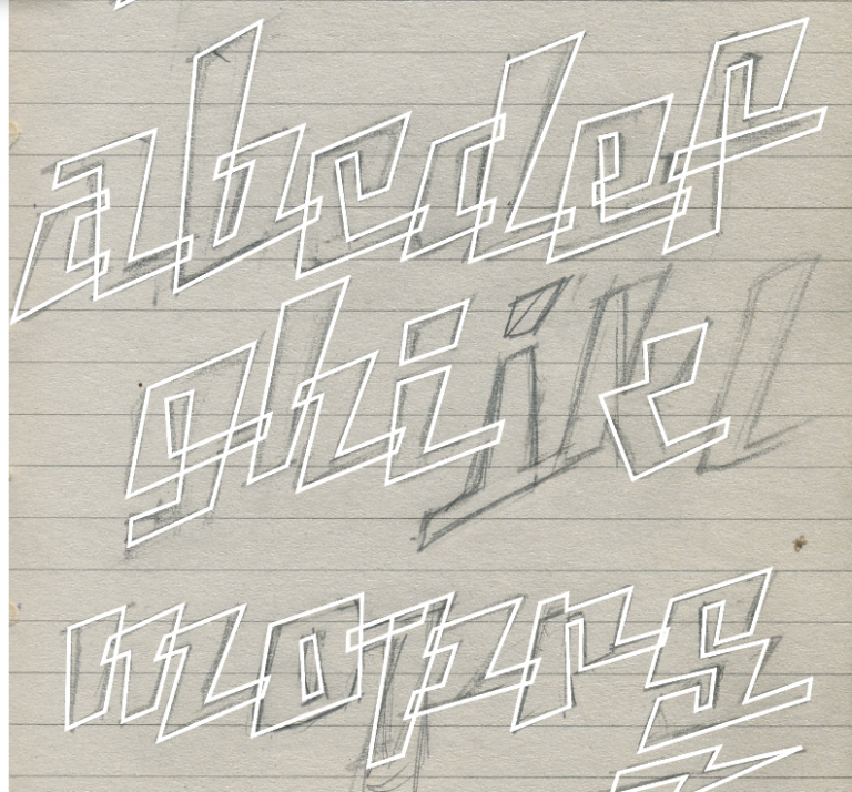 The Sketchbook Font Project Day Three Swell Type