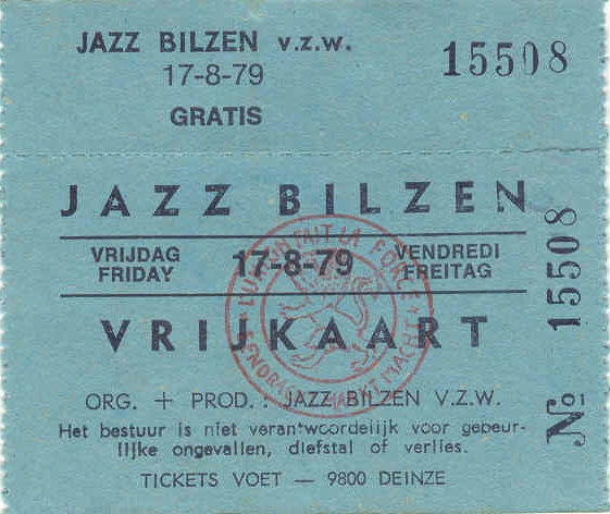 Jazz ticket